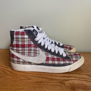 Nike plaid high tops